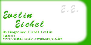 evelin eichel business card